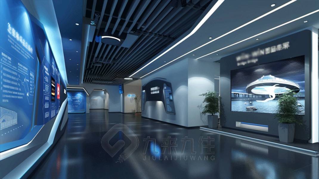 科技展厅效果图如何体现科技感?九来九往科技展厅设计要点解析_文化_